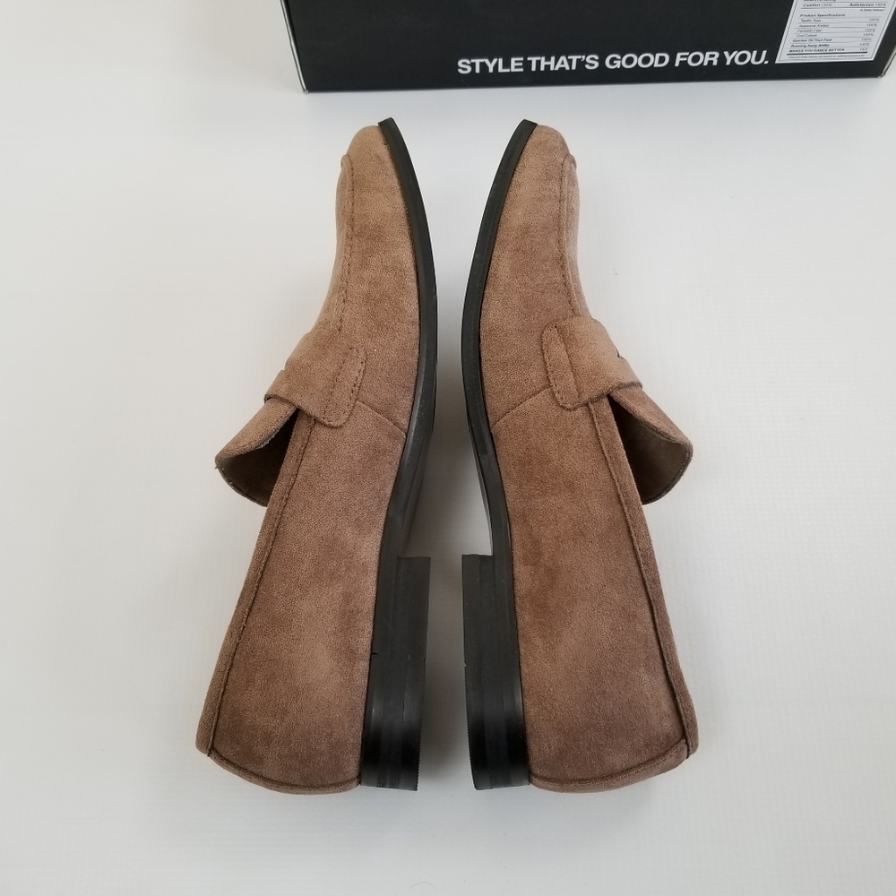 Nick Graham Faux Suede Penny Loafers Shoes 10M NIB - Picture 5 of 9